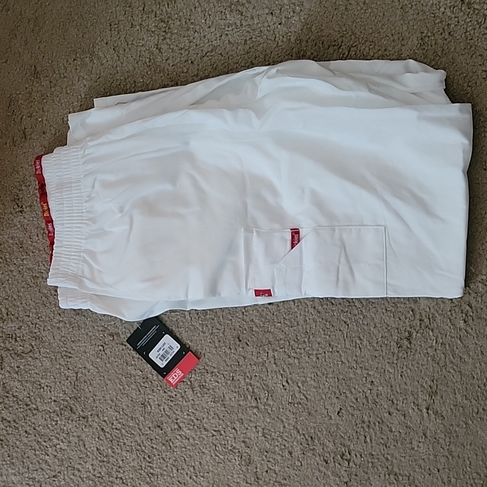 Dickies large white scrub pants